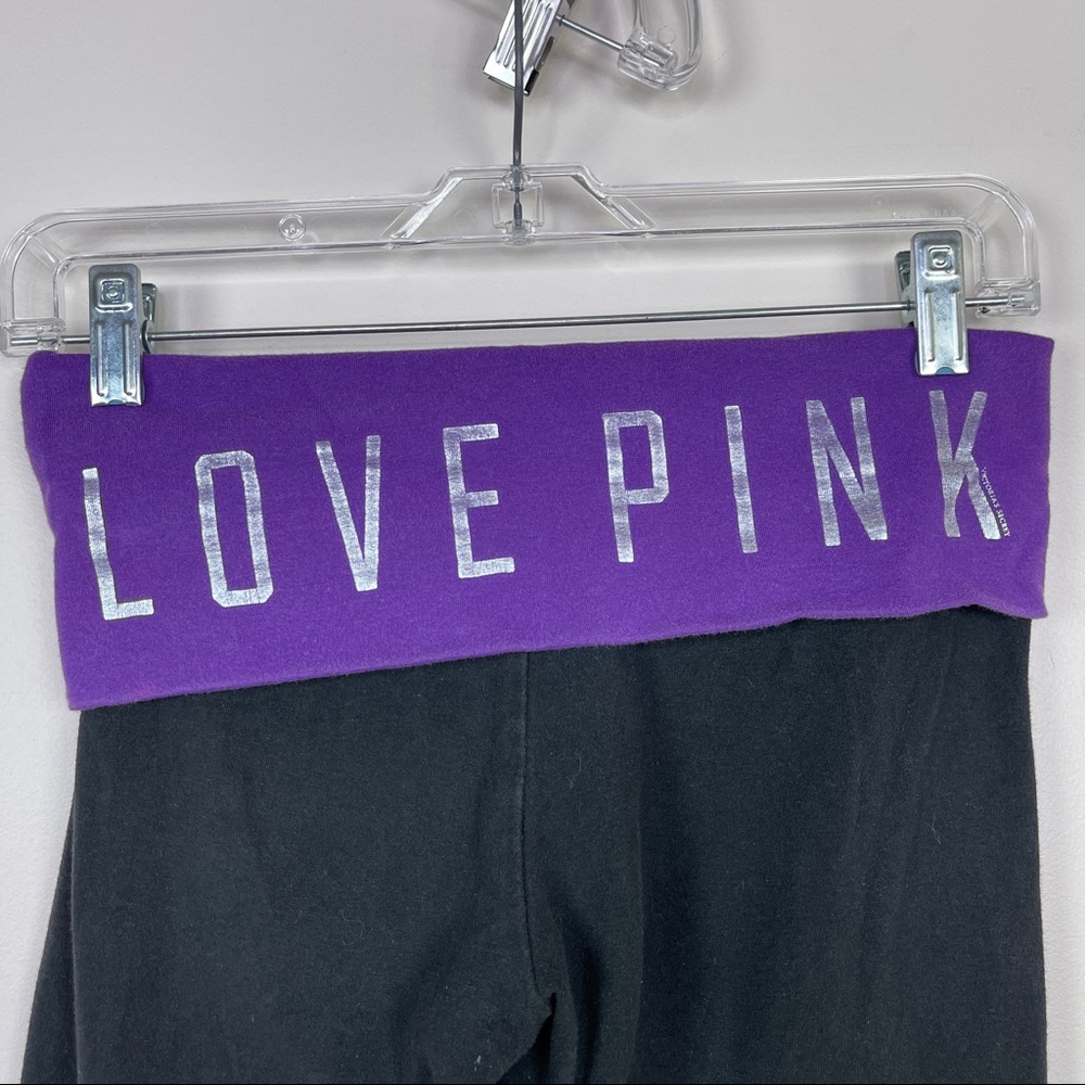 VS PINK fold over yoga pants - Picture 2 of 4
